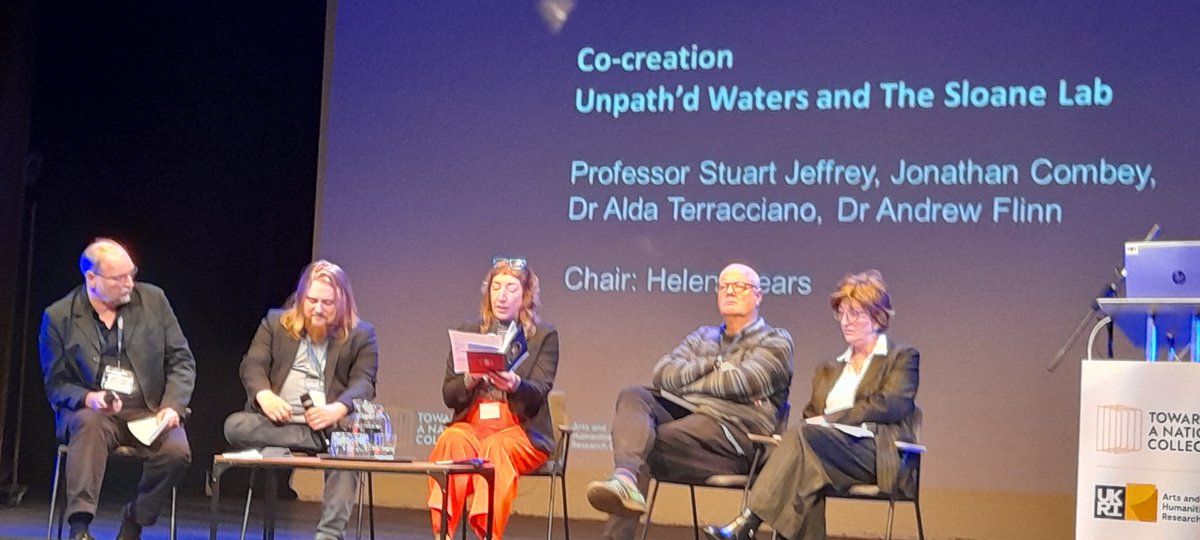 Marion Page (@marionhpage) on Twitter photo We now hear a panel discussion on co-creation with #unpathdwaters participants Prof Stuart Jeffrey and Jonathan Combey who did vital research on co-creation also with help from <a href="/ArchaeologistSP/">Dr Sara Perry</a> and the visiually impaired community. #TaNC <a href="/nat_collection/">Towards a National Collection</a> #UnlockingCollections We now hear a panel discussion on co-creation with #unpathdwaters participants Prof Stuart Jeffrey and Jonathan Combey who did vital research on co-creation also with help from <a href="/ArchaeologistSP/">Dr Sara Perry</a> and the visiually impaired community. #TaNC <a href="/nat_collection/">Towards a National Collection</a> #UnlockingCollections