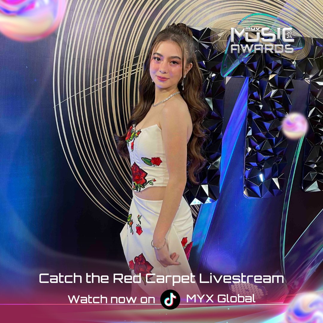 myxglobal's tweet photo. PBB: GEN 11 GRAND WINNER, Fyang Smith graces us with her presence at the MYX Music Awards red carpet 🌹🌹🌹

Watch the #MYXMusicAwards2024 Red Carpet LIVE exclusively on MYX Global TikTok. https://t.co/Yo5Dh4lV9e