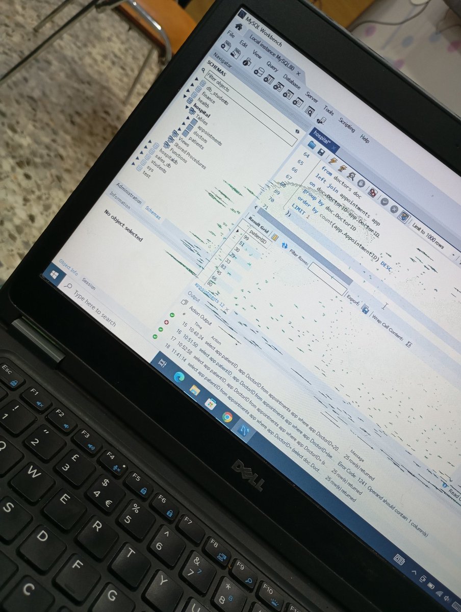 bellolfatima's tweet image. Joining tables in SQL has always been my nightmare. I give up coding whenever I reach this stage. But I have now faced and conquered my fear. Done with SQL.

Up next is...... Give it a good guess

#ClickOnKadunaDSFP
#DataScienceFellow