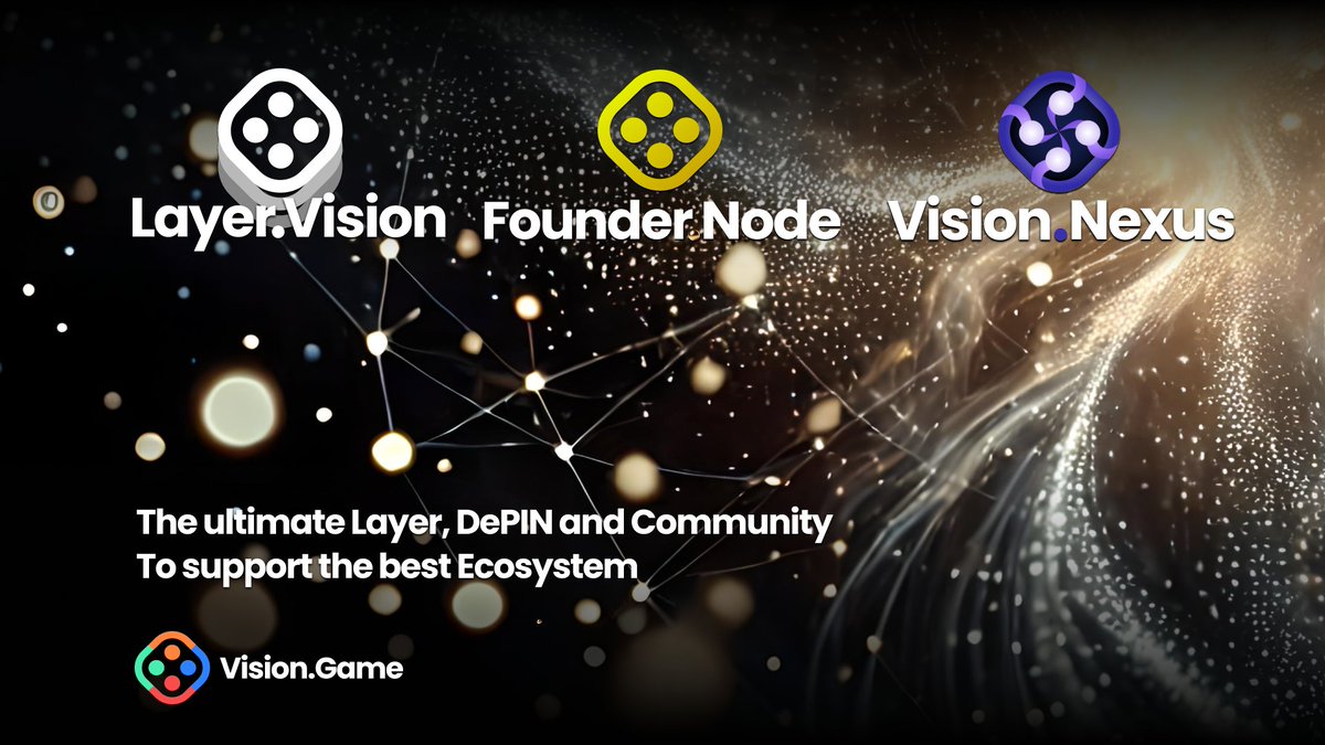 visiongame_'s tweet image. 🌟 The Wait Is Over! 🌟

The new VisionGame 2.0 website is LIVE! 🚀

This marks a huge step forward:

- LayerVision: The foundation of our ecosystem 🔗
- VisionNexus: Decentralized infrastructure powered by YOU 🌐
- $2,000 worth of value exclusively for FounderNode (formerly…