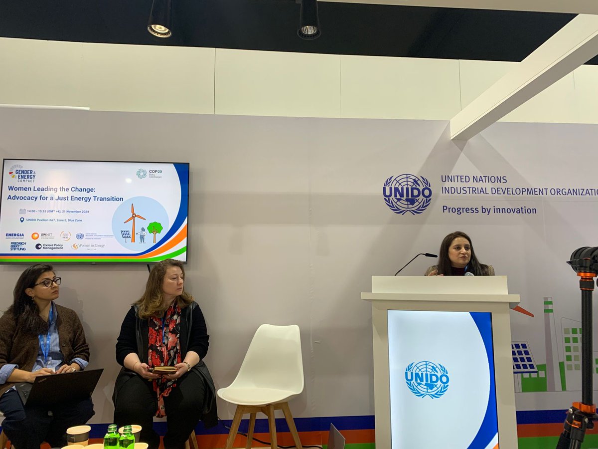 #COP29xSDPI: COP29 Azerbaijan celebrating Gender day. “Pakistan raising voice for Women Empowerment at #COP29”. 

Welcome news from Pakistan: The <a href="/COP29_AZ/">COP29 Azerbaijan</a> delegation of 🇵🇰 is being led by two incredible women, <a href="/RominaKAlam/">Romina Khurshid Alam</a> &amp; <a href="/AishaMoriani/">aisha moriani</a>.