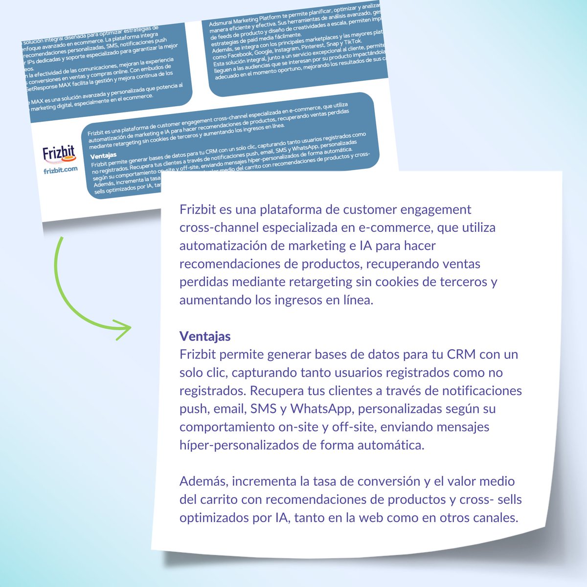 We're the top marketing &amp; online reputation tool in Asocommerce's 2024 guide!

Orgullosos de ser publicados como la herramienta líder de Mkt y reputación online en el Ebook de Innovación en #eCommerce 24 de Asocommerce, tras haber ganado en la categoría

📲lnkd.in/d57Mjqas