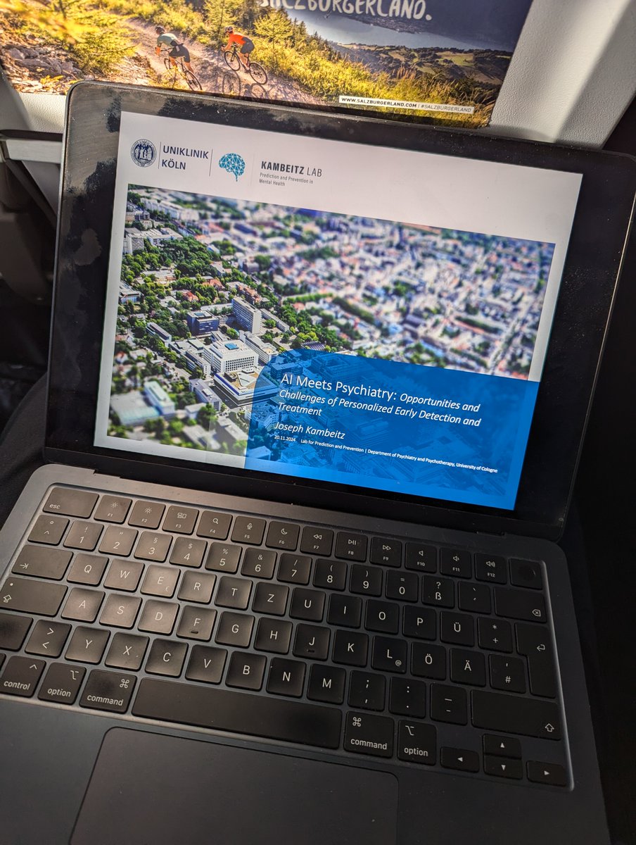 joseph_kambeitz's tweet image. Coming back from Berlin - thanks Christian Otte, Kerem Böge and Malek Bajbouj for inviting me to the scientific colloquium at Charité Campus Benjamin Franklin and thanks for the stimulating discussions around A.I. & mental health!