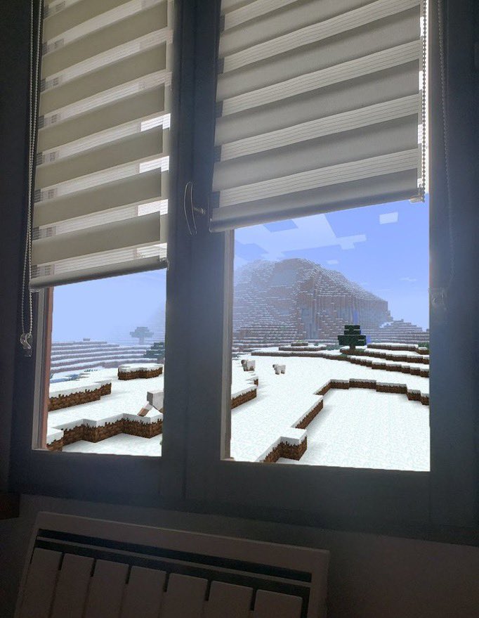 Il neige déjà ça fait plaisir