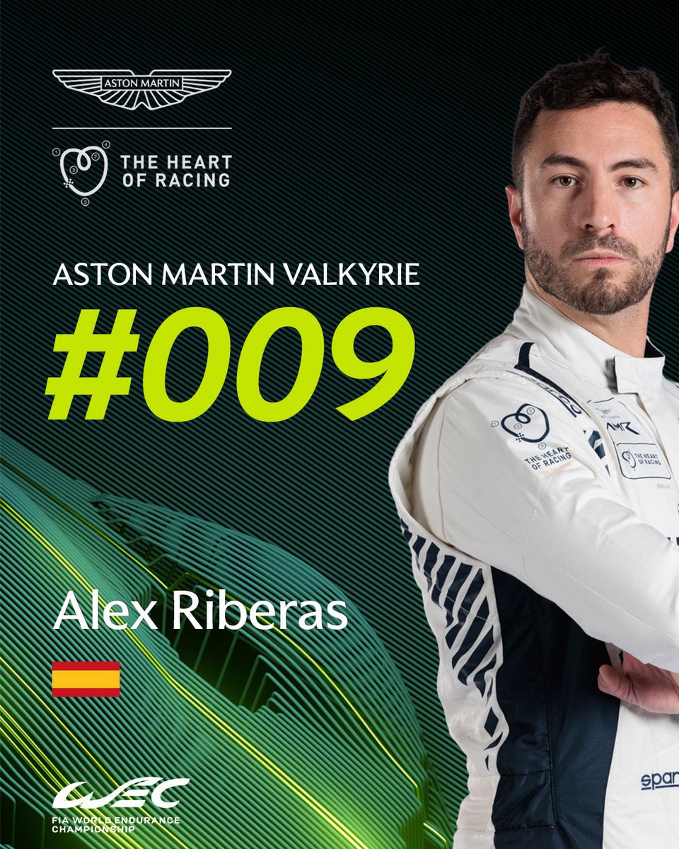 Here. We. Go.

Aston Martin THOR Team confirms its first two drivers for the 2025 <a href="/FIAWEC/">FIA World Endurance Championship</a> season.

<a href="/HarryTincknell/">Harry Tincknell</a> and <a href="/AlexRiberas/">Alex Riberas</a> will race the stunning new Valkyrie hypercar challenger.

Discover more: bit.ly/414gXPQ

#AstonMartinRacing #Valkyrie #WEC