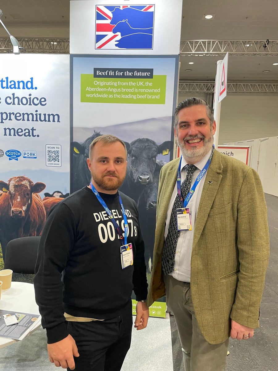 qmscotland's tweet image. 🐄🌍 QMS sponsored The British Pavilion at EuroTier in Hannover, Germany, bringing leading cattle, sheep, and pig breeders alongside key commercial companies

With over 120,000 visitors from 149 countries, demand for British-bred breeding animals remains high. 

#ScotchDifference