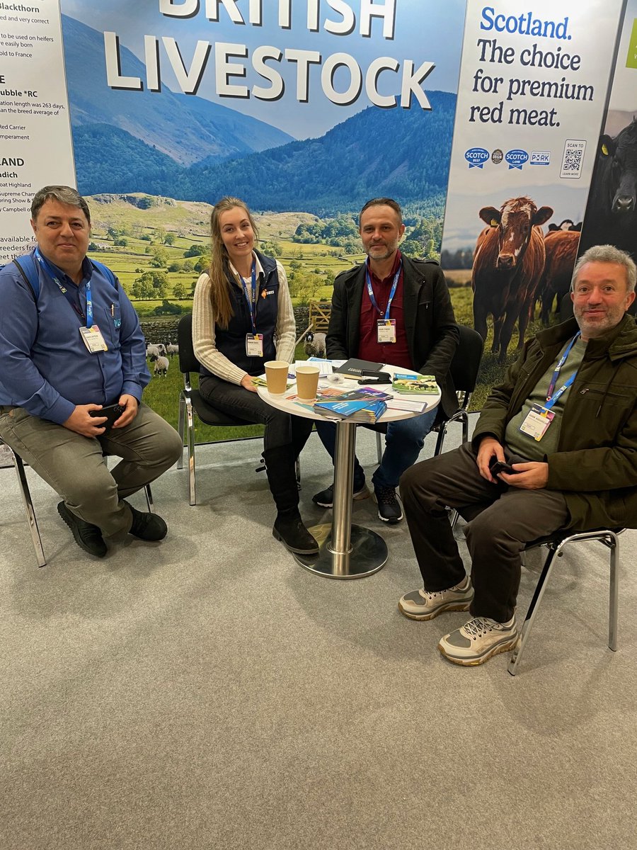 qmscotland's tweet image. 🐄🌍 QMS sponsored The British Pavilion at EuroTier in Hannover, Germany, bringing leading cattle, sheep, and pig breeders alongside key commercial companies

With over 120,000 visitors from 149 countries, demand for British-bred breeding animals remains high. 

#ScotchDifference