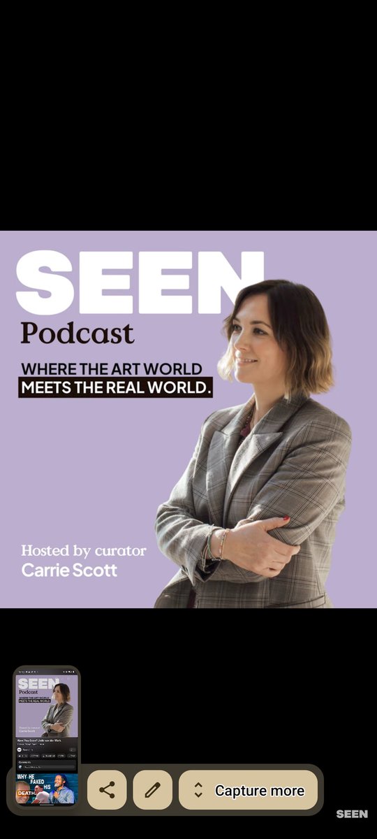 TARartRAT's tweet image. HEYA CREATORS! Art Curator Carrie Scott has a new series called SEEN which is full of great insights and fantastic interviews - highly recommended!

🔗👇🏼