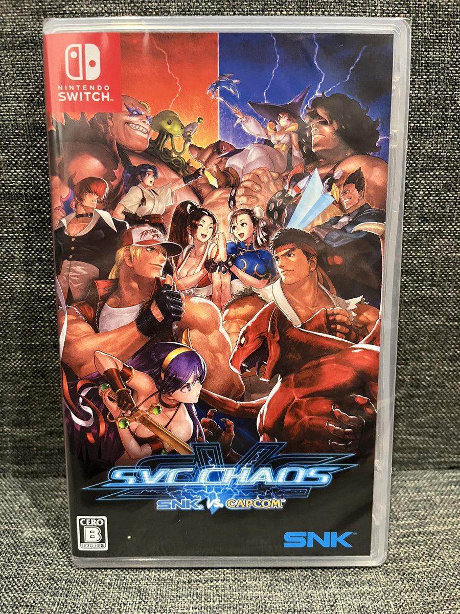 tkm83papa_GR's tweet photo. よぉーし!
やる事やったら早速やる!!
懐かしい✨
#SNKVSCAPCOMSVCCHAOS
#リュウ
#テリー https://t.co/1vJLOWSoA5