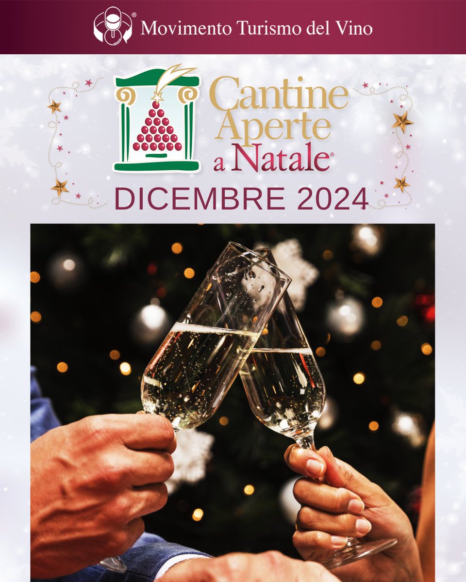 La magia del Natale sta arrivando nelle nostre cantine!🎄😍
Per tutto il mese di Dicembre torna #CantineAperteaNatale con degustazioni, mercatini natalizi, esperienze speciali e molto altro ancora per acquistare i regali migliori! 🍷🎁
#CantineAperteaNatale2024