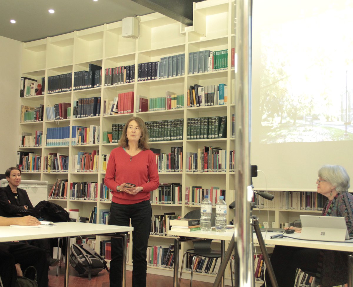 Impressions from Laurel Kearns #AuerbachLecture "Overcoming 'Otherworldly' Religious Worldviews. Multi-species worldmaking and other forms of religious enviromentalism", together with host Kate Rigby
