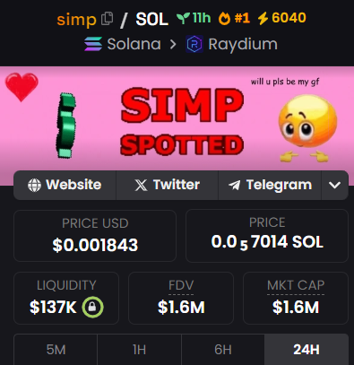 Panda_Puffsol's tweet photo. @simponsolcoin 
$simo might be the next 100m play launched 10hours 5.7m ath already  Trending everywhere
#memecoins #cryptocurrency #SolanaMemeCoin #ElonMusk https://t.co/0mRxiSRJbo
