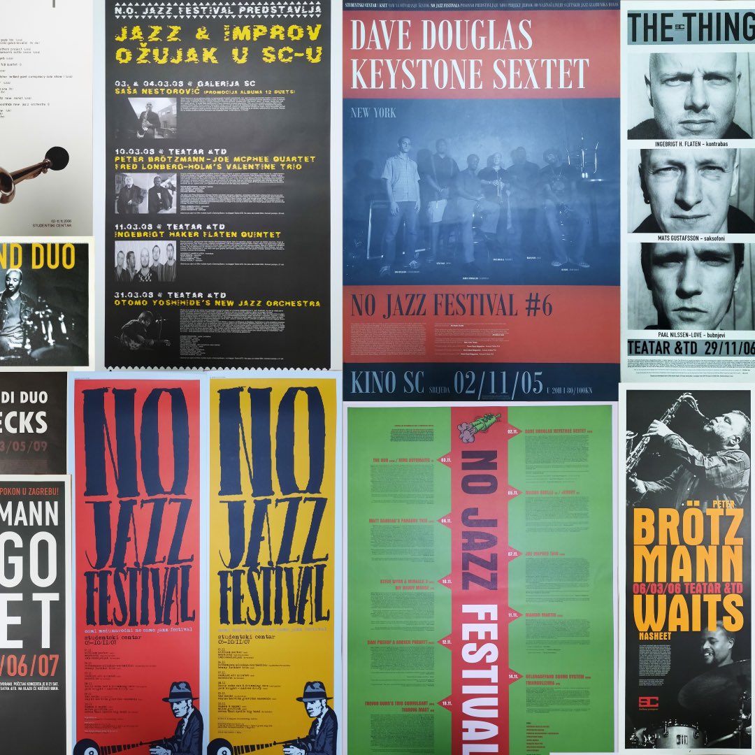 Stiže nam vikend povratničkog, 11. NO Jazz festivala, satnice u Laubi su

19:30 ulazak u predvorje
19:45 ulazak u dvoranu za kupce prvih 404 ulaznica
20:00 ulazak u dvoranu za ostale
20:15 početak koncerata

A cijeli vikend će biti izloženi i plakati nastali od 2000. do 2009.