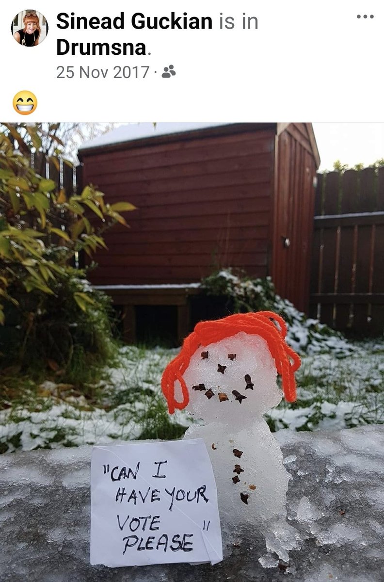 Thinking of all the canvass teams out, especially in the south&amp;west ⛄️ 🤧
#sneachta #snow #GE2024 #GE24 #generalelection2024