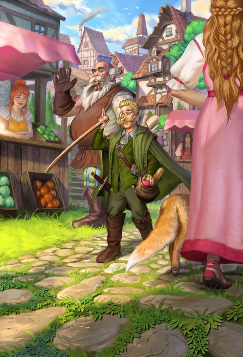 Tom the hobbit! 
.
.
.
.
.
#fantasyart #cardart #illustration