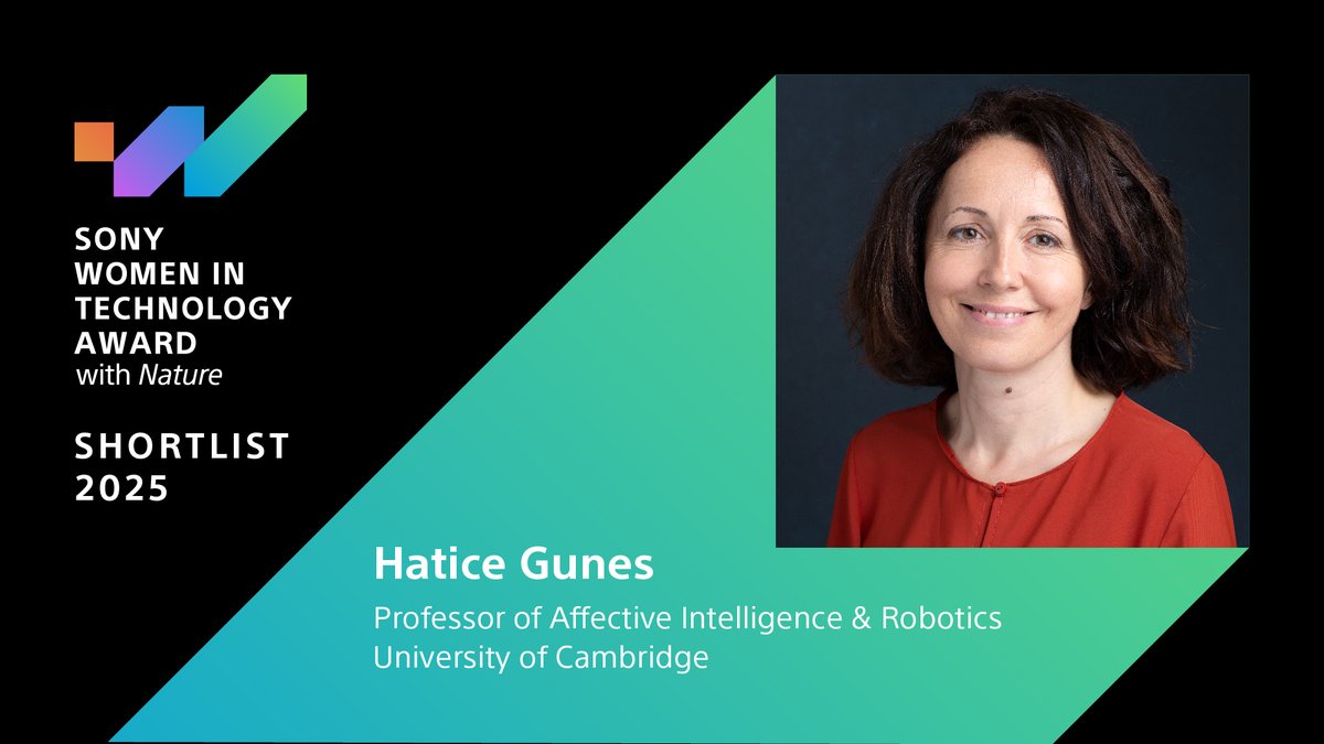 Trinity Hall (@trinityhallcamb) on Twitter photo Congratulations to Professor <a href="/HatijeGyunesh/">Hatice Gunes</a> who has been shortlisted for the Sony Women in Technology Award with Nature.
Read more about the award and Professor Gunes' work on our website below.
trinhall.cam.ac.uk/news/fellow-sh… Congratulations to Professor <a href="/HatijeGyunesh/">Hatice Gunes</a> who has been shortlisted for the Sony Women in Technology Award with Nature.
Read more about the award and Professor Gunes' work on our website below.
trinhall.cam.ac.uk/news/fellow-sh…