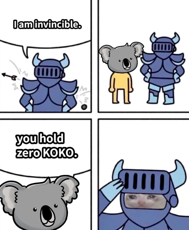 🐨No $KOKO tokens yet?
#Airdrop is coming soon! 😎

#memecoins $SUI $BTC