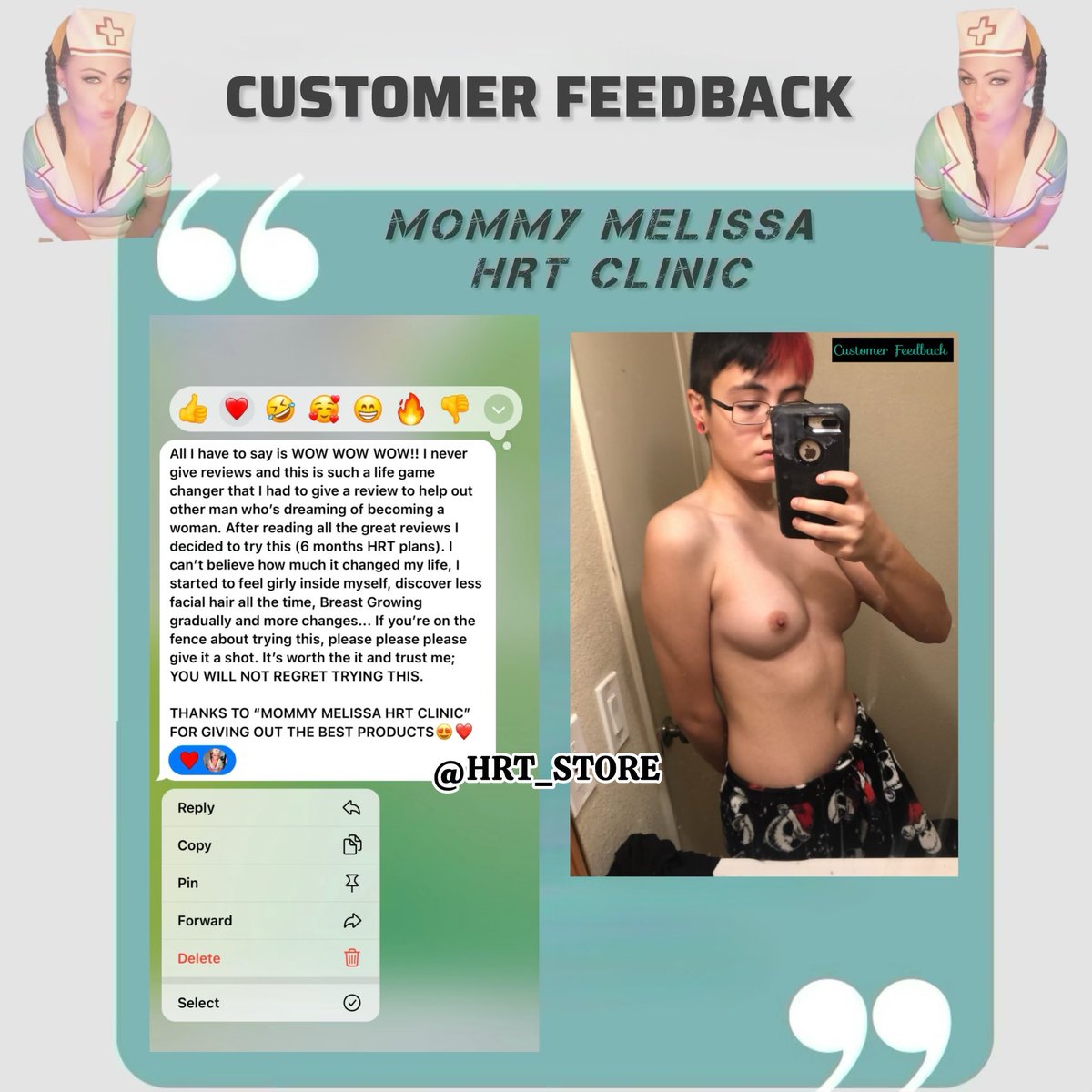 𝐌𝐨𝐦𝐦𝐲 𝐌𝐞𝐥𝐢𝐬𝐬𝐚 𝐇𝐑𝐓 𝐂𝐥𝐢𝐧𝐢𝐜🏥™️ tweet media
