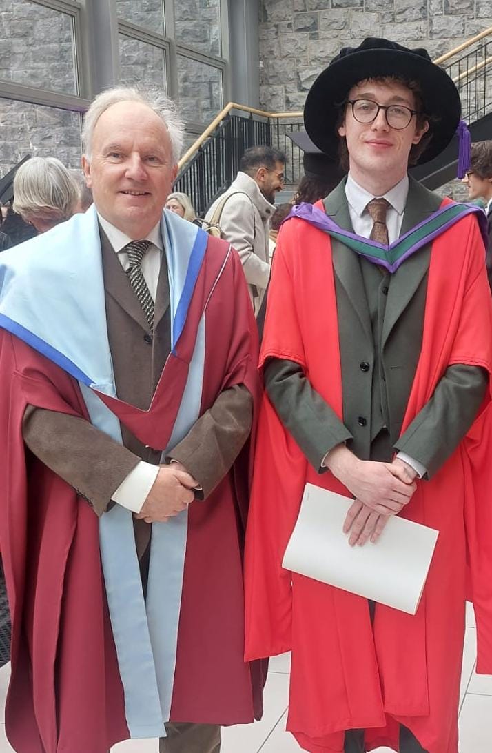IrishCentreHR's tweet image. .@IrishCentreHR @UniOfGalway is pleased to celebrate the conferring of its newest PhD graduates, Dr @PearceClancy and Dr @NiamhKTabbal, which took place yesterday morning in the Bailey Allen Hall, Áras an Mac Léinn, @UniOfGalway.

Read more: universityofgalway.ie/irish-centre-h…