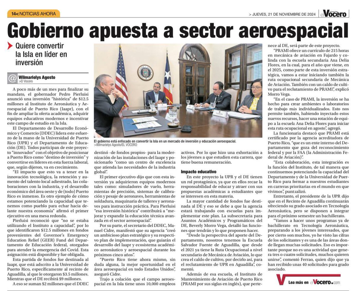 Gobernador Pierluisi tweet media