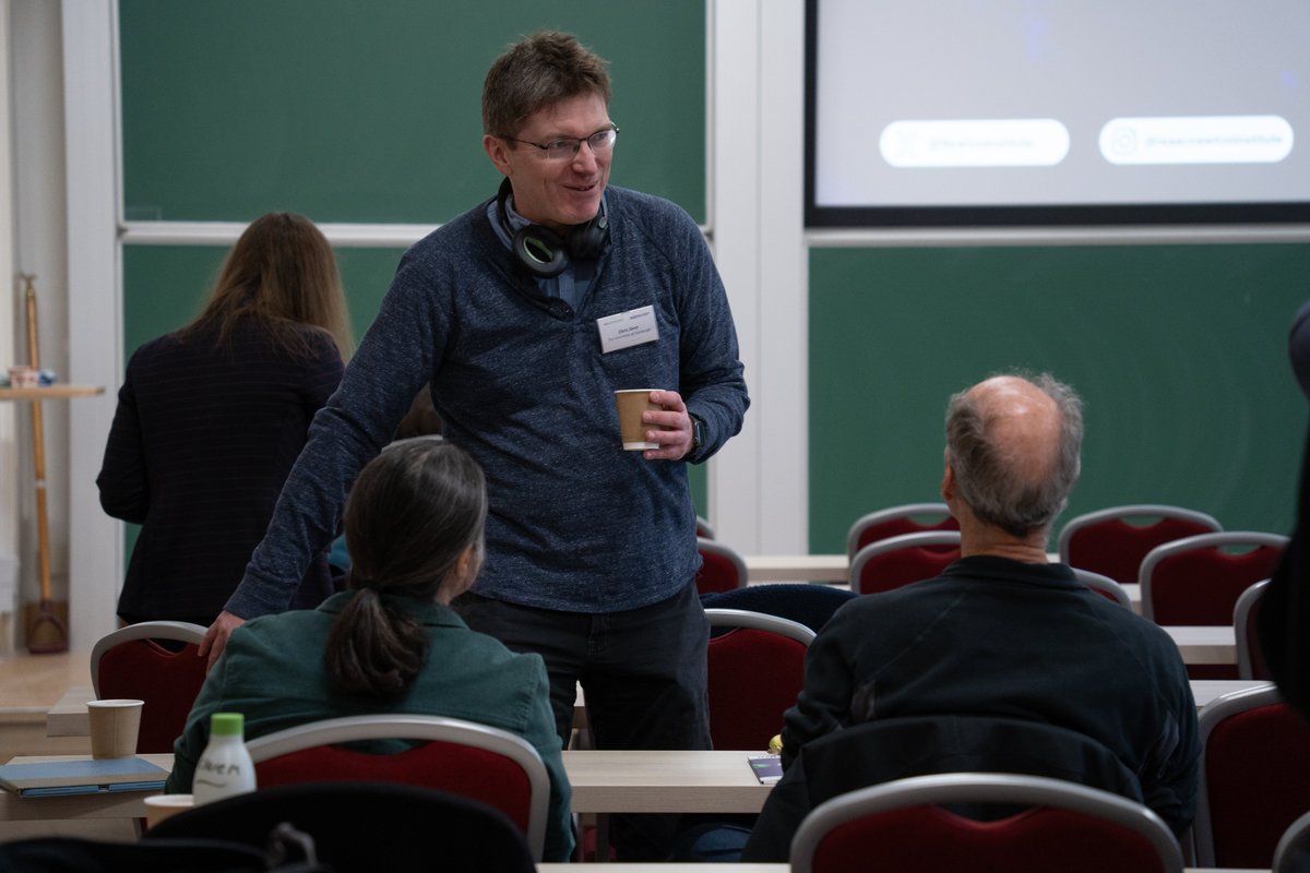 NewtonInstitute's tweet photo. 📢 The @NewtonGateway event on 'Communicating Mathematical and Data Sciences – What does Success Look Like?' is in full swing, featuring some fantastic talks.

We're thrilled to see some familiar faces including Rachel and Marianne from @plusmathsorg!

#isaacnewtoninstitute https://t.co/PO6ErUUs5p