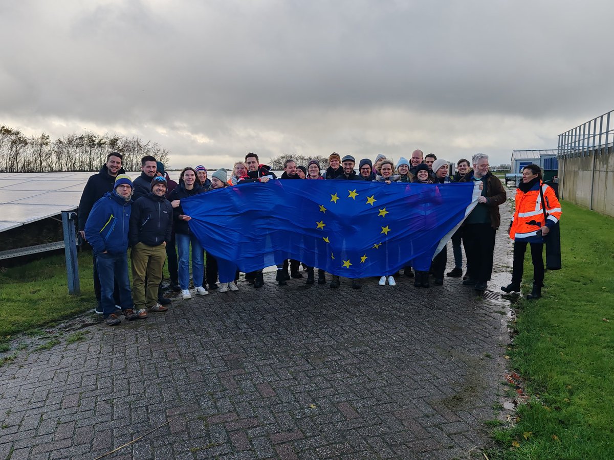 ResNRJwater team at Evertsekoog on the island of Texel in the Netherlands.