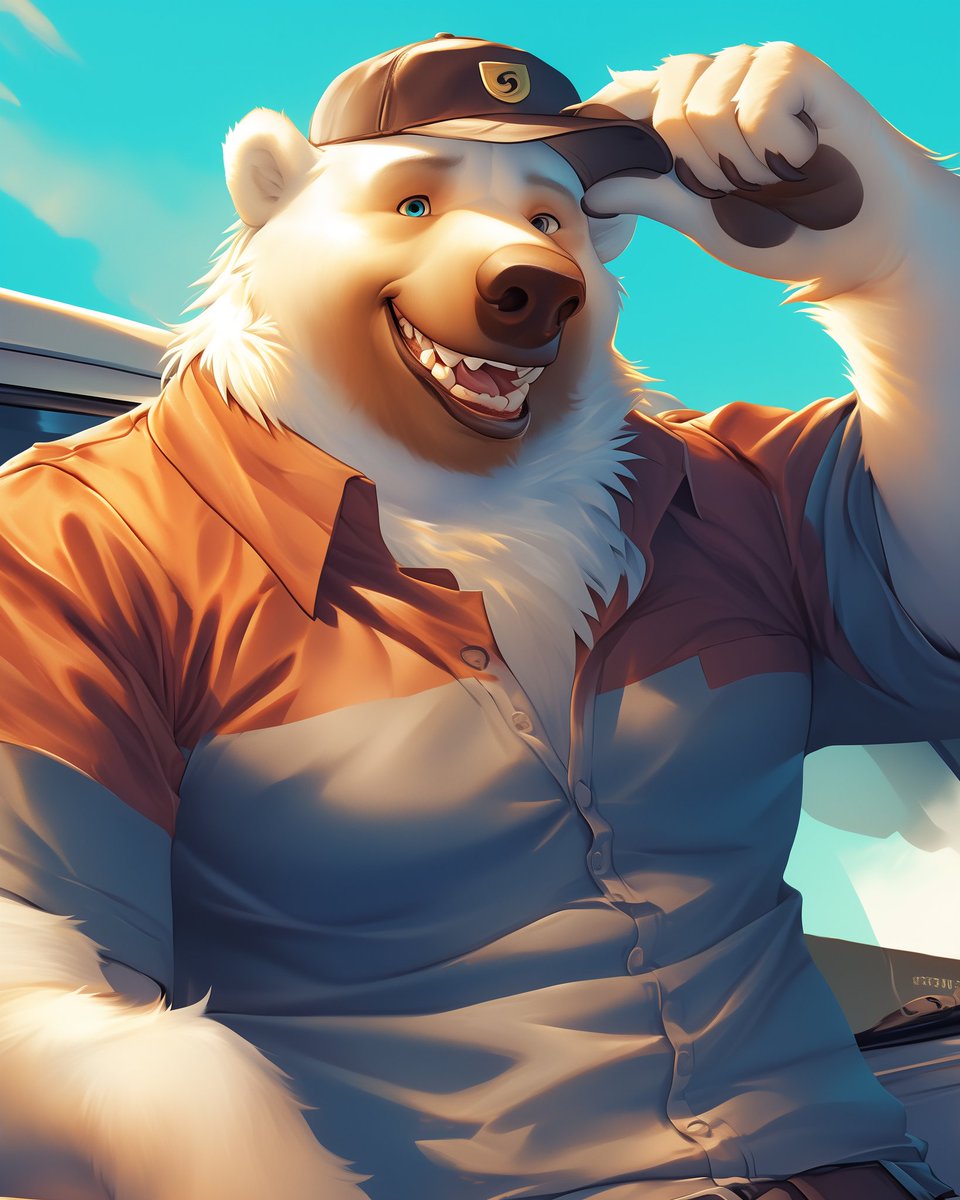 WildAiBears's tweet photo. Bear with cap

#ai #aiart  #aimen #gaymen #aiartcommunity #aibears #bear  #furryai #furryaiart #polarbear #midjourney #midjourneyv6 #niji #nijiart #nijiv6 https://t.co/CkoCOSTb8M