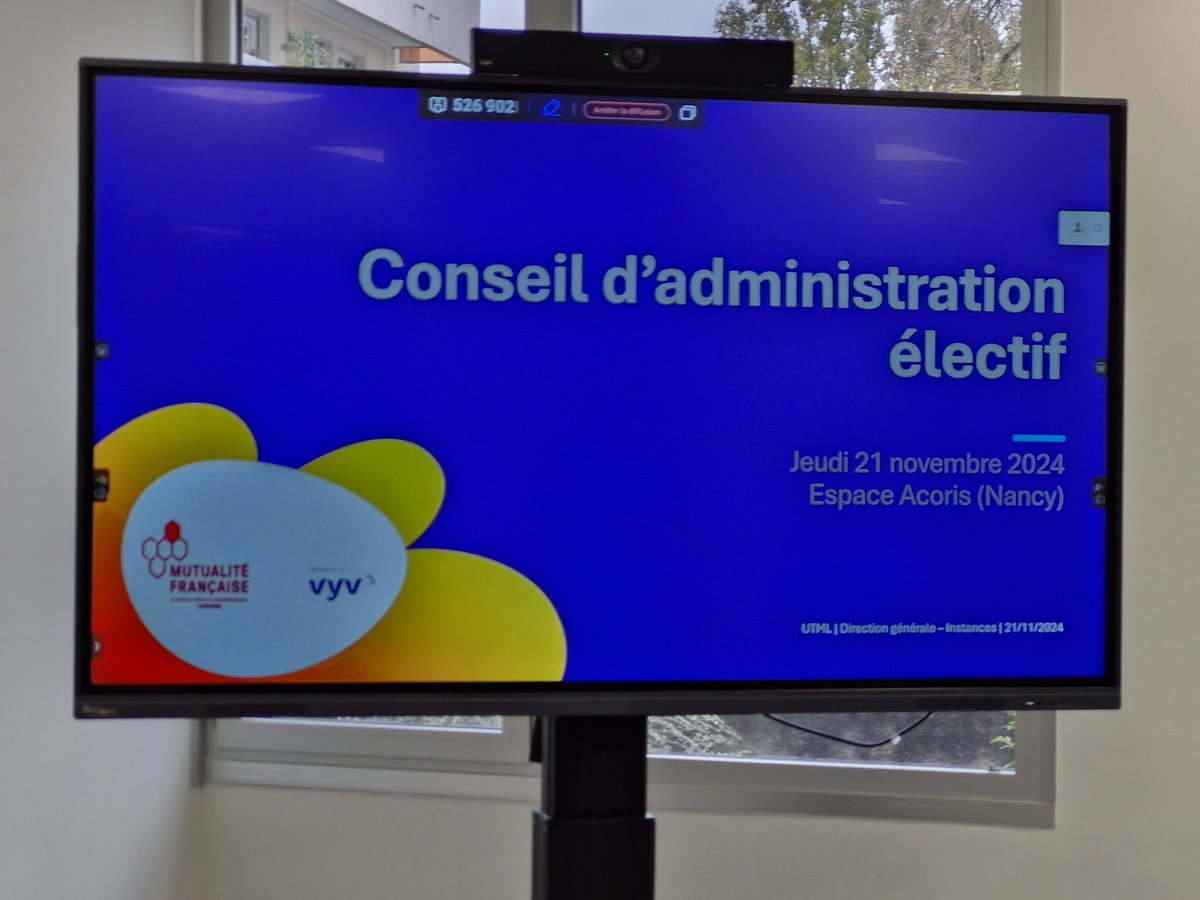Très contente de devenir administratrice de l'UT Lorraine au titre de la <a href="/Matmut/">Matmut</a>. Au boulot maintenant !