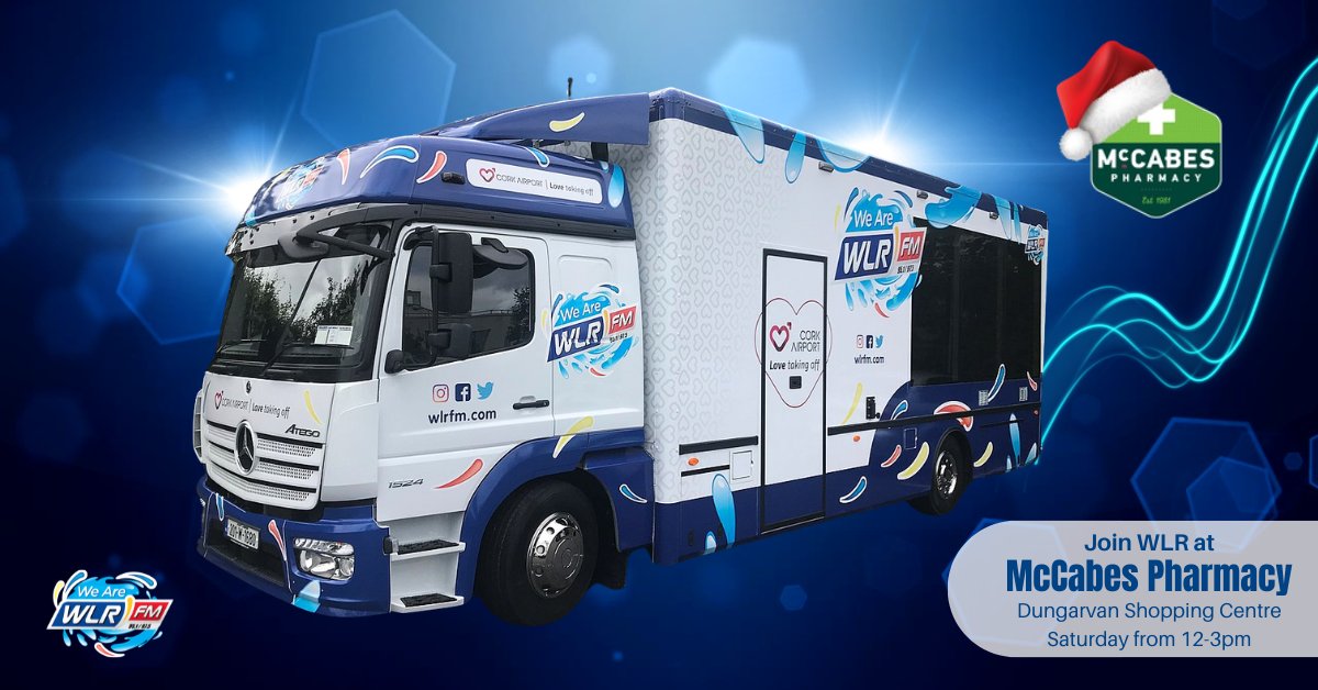 WLR (@wlrfm) on Twitter photo ๐๏ธ Join <a href="/timmyryandj/">Timmy Ryan</a> Live from <a href="/McCabesPharmacy/">McCabes Pharmacy</a> Dungarvan Shopping Centre tomorrow from 12-3 pm.
โ๏ธ We will hear from management and staff and have loads to give away.
๐ Join us in person or ๐ฒ#ListenLive wlrfm.com ๐๏ธ Join <a href="/timmyryandj/">Timmy Ryan</a> Live from <a href="/McCabesPharmacy/">McCabes Pharmacy</a> Dungarvan Shopping Centre tomorrow from 12-3 pm.
โ๏ธ We will hear from management and staff and have loads to give away.
๐ Join us in person or ๐ฒ#ListenLive wlrfm.com