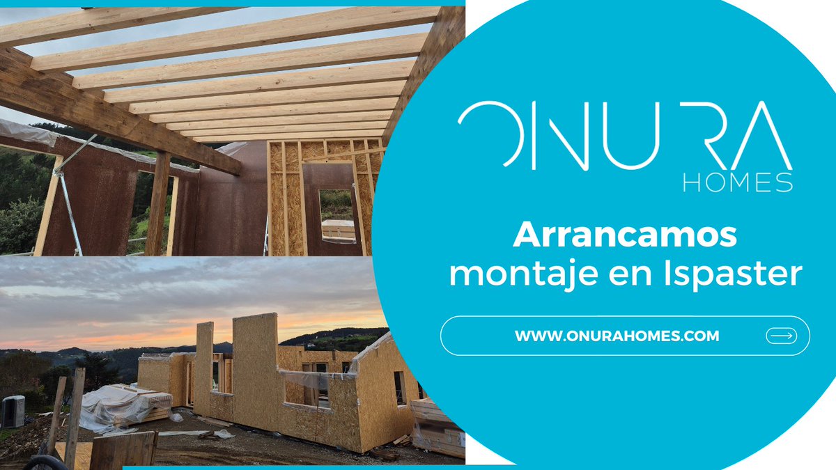 🏗️ ¡El montaje avanza en Ispaster! En solo 4 días ya tenemos los muros y la estructura de vigas de entreplanta. Pronto continuaremos con la escalera y la segunda planta, siempre que el tiempo nos acompañe. 🌿
onurahomes.com
#Onura #ConstrucciónSostenible #Ispaster