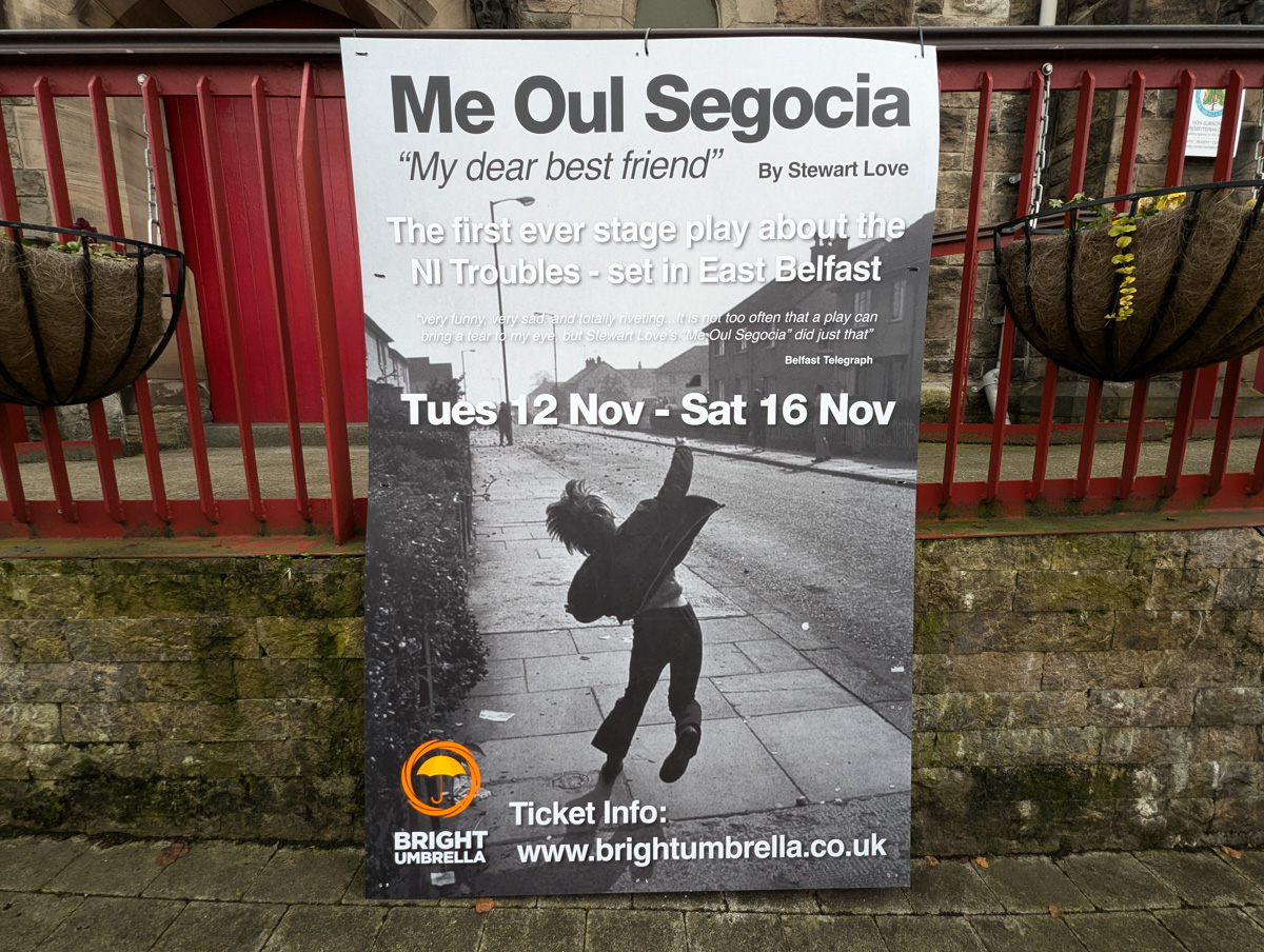 ‘Nothing for the likes of us to be afraid of’: Me Oul Segocia review

“It is a credit to the Love family and Bright Umbrella for bringing this then prophetic and now poignant drama back to life. Me Oul Segocia can well serve us all in remembering our collective loss of tolerance