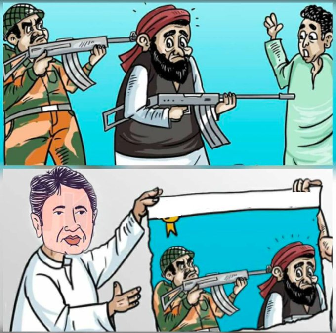 rishibagree's tweet image. This is how Ravish Kumar presents the news