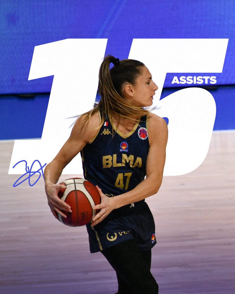 Most assists by a player in a single ECW game since 2018.

That’s it. That’s the tweet. 

#BLMA #EuroCupWomen