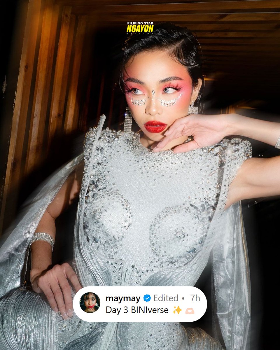 psngayondigital's tweet photo. KABOGERA ✨

Singer-actress na si Maymay Entrata, nag-share sa Instagram ng ilan niyang gorgeous-looking photos mula sa day 3 ng ‘Grand BINIverse’ concert ng P-pop girl group na BINI.

(Instagram/maymay) https://t.co/bzdzPYBTIG