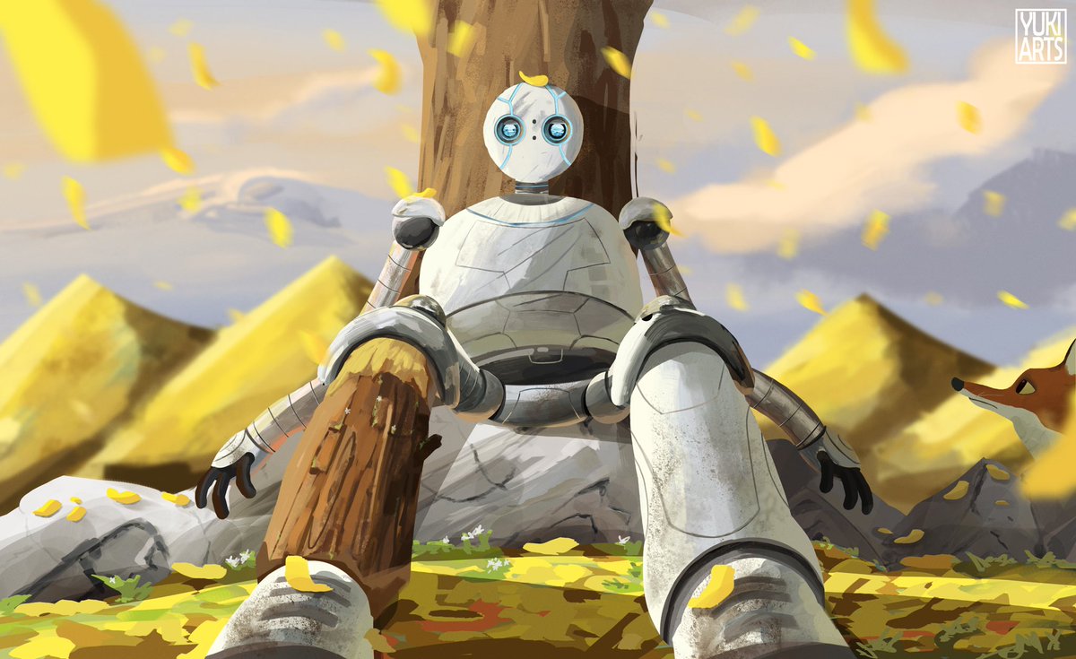 _Yukiarts's tweet photo. The Wild Robot fanarts (Waiting🍂🌼) 
-
-

#digitalart #painting #drawing #illustration #sketch #digitalpainting #conceptart #characterdesign #characterart #digitalillustration 
#thewildrobot #thewildrobotfanart #wildrobot https://t.co/ihTzf95kdp