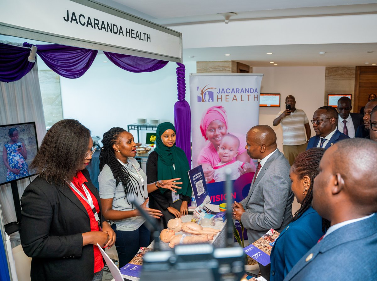 jacarandakenya's tweet photo. We are live at the 1st @NairobiCityGov Health Scientific Conference, focusing on health equity through people-centred primary healthcare. Yesterday,  we welcomed H.E. Hon @KindikiKithure, &amp; H.E. Governor @SakajaJohnson, to our booth to learn about our digital health solutions. https://t.co/T9K6aZTbhX
