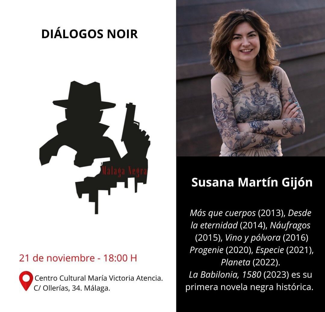 Penúltimo viaje del año.
Hoy inauguramos este festival que tiene un pintón, <a href="/MalagaNegra/">🕵🕵‍♀️ Málaga Negra 📚</a>.