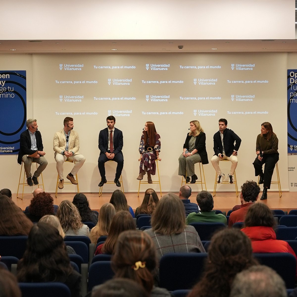 Disfrutamos de un nuevo #OpenDay con lo más valioso de nuestra comunidad: nuestros antiguos alumnos. Es un orgullo aprender de quienes no hace mucho estaban en nuestras aulas y hoy destacan en su vida profesional. ¡Gracias!

#UniversidadVillanueva #AlumniVillanueva