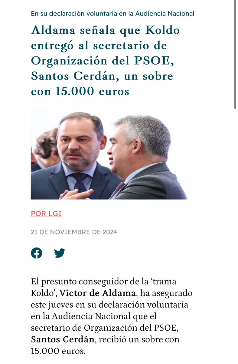 Es el primero que “tira de la manta” ante el juez, y no parece que vaya a ser el último. En España y en Canarias. Esto se desmorona, porque el cúmulo de mentiras para tapar esa vomitiva trama corrupta mientras el miedo, el dolor y la muerte se apoderaban de todos es insostenible