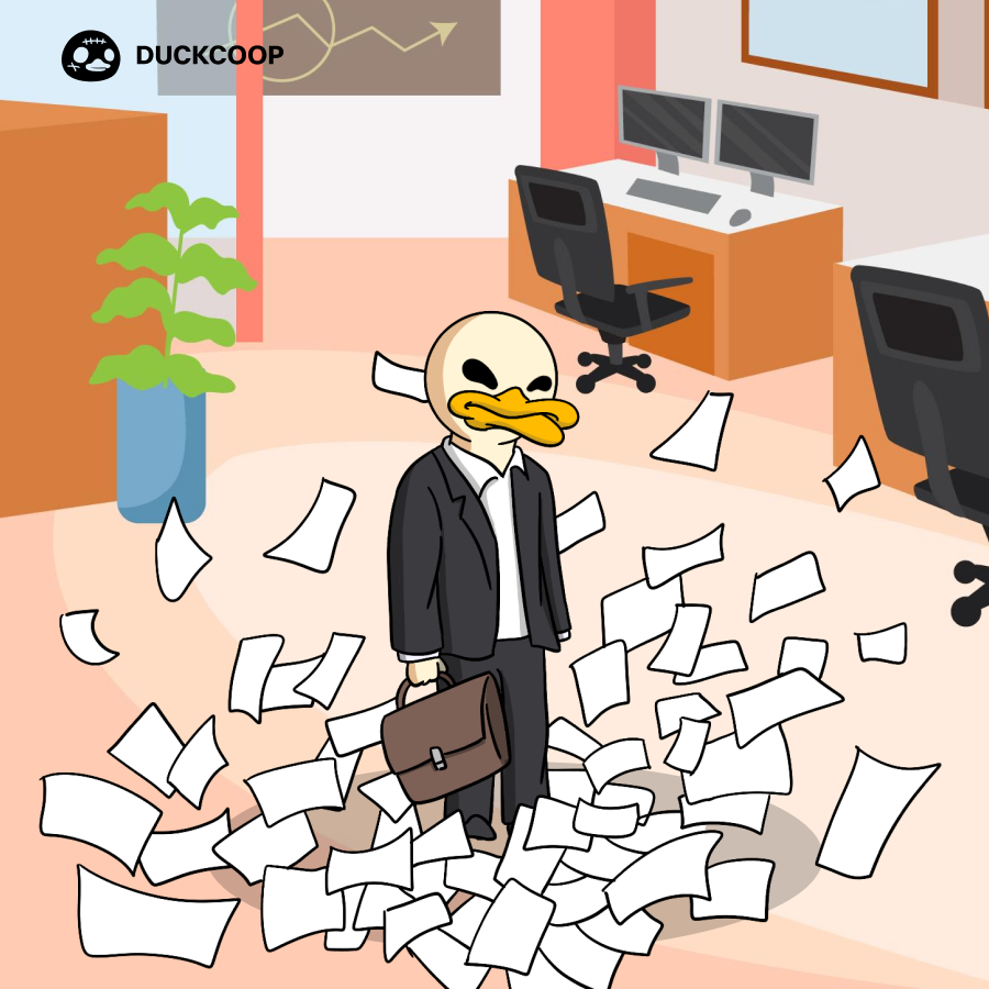 Behind every successful duck is a pile of paperwork and a dream of $DUCKS 🦆💸
No pain, no gain, right?

🎮 Gaming, Events, FREE $TON &amp; $DUCKS: t.me/duckscoop_bot/…

🦆 $DUCKS Channel: t.me/duckcoopchannel