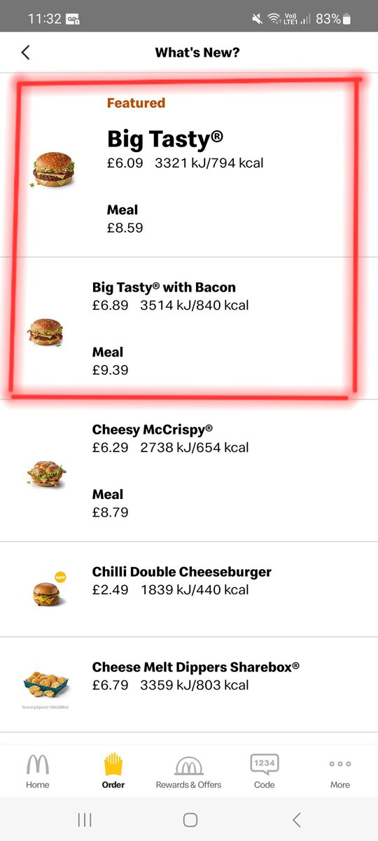 _chloehealey's tweet photo. @AnastasiaK_xoxo got excited as I saw this and thought of you ;) Big tasty is back https://t.co/wIlHCOjai5