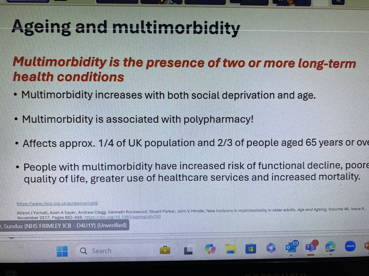 Sundus Jawad presents’polypharmacy &amp; Deprescribing’ <a href="/PrescribersUK/">Assoc. Prescribers</a> #nmpconf24
