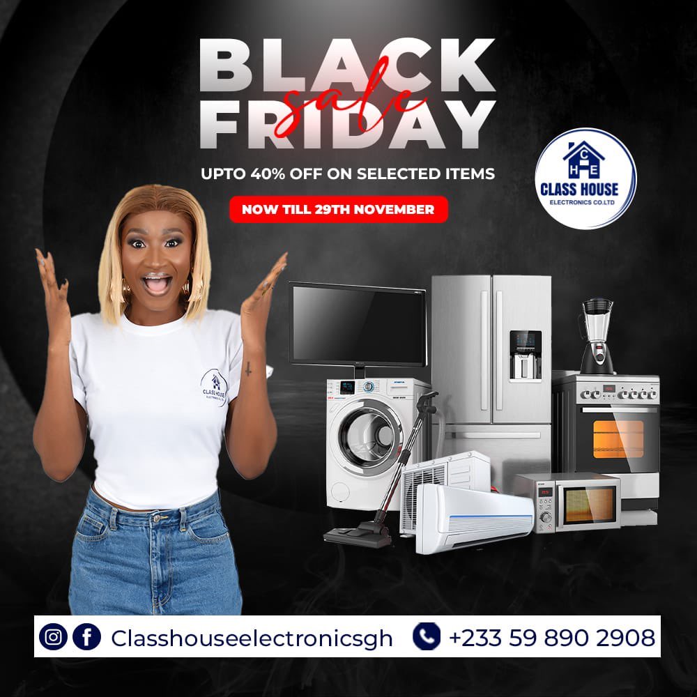 iamcici_c's tweet photo. It’s all about Black Friday this month
BLACK FRIDAY SALES WITH
CLASS HOUSE ELECTRONICS GH
SHOP COVERBOY GH CLOTHING
#MartinAkoNai
#DelaliAgOr
#Martess4lyf
#classhouseelectronicsgh https://t.co/FBC468Un0b