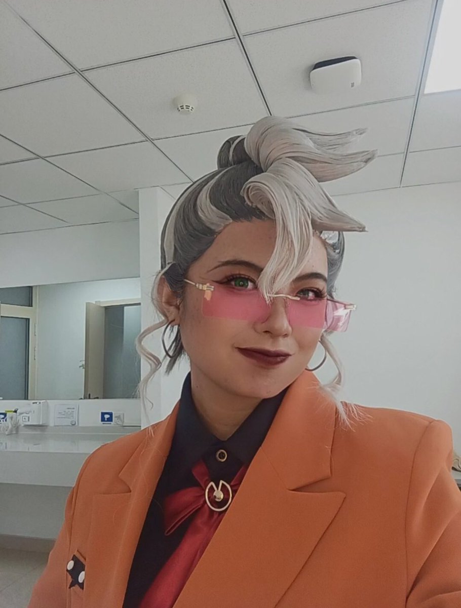 wateraaaaa111's tweet image. Cosplay as gant (female  

#Damongant
#嚴徒海慈 #巌徒海慈 #AceAttorney