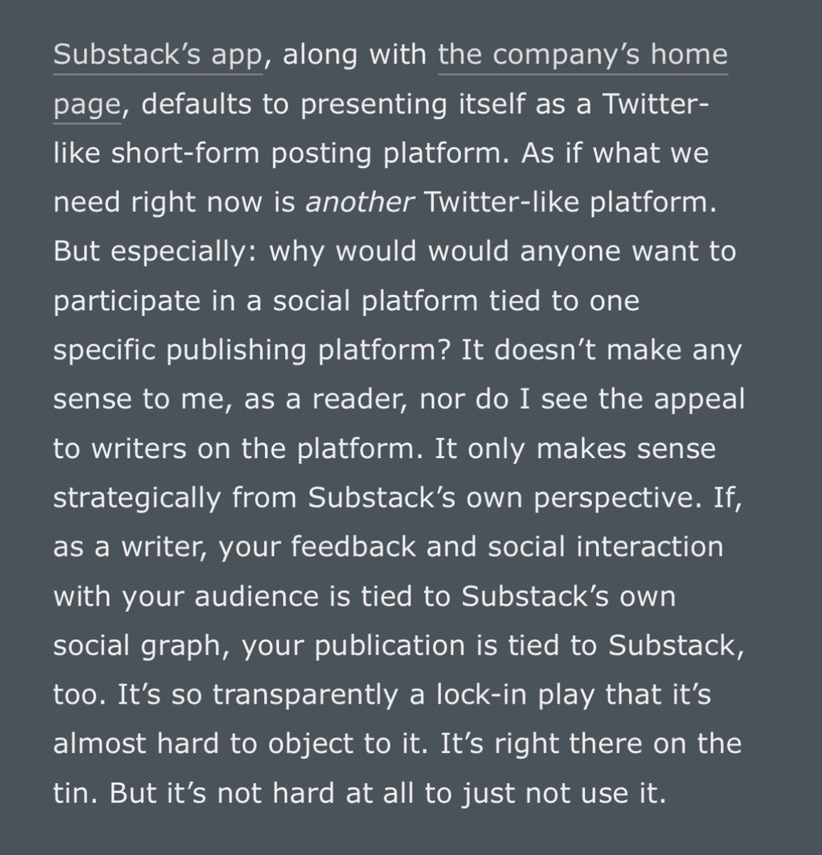 BorisMarkovich's tweet photo. On substack's writer lock in. https://t.co/5lDFkA4MDv