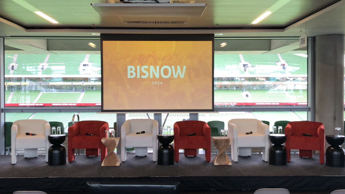 Getting ready for this afternoon <a href="/Bisnow/">Bisnow</a>  #dublin #avivastadium