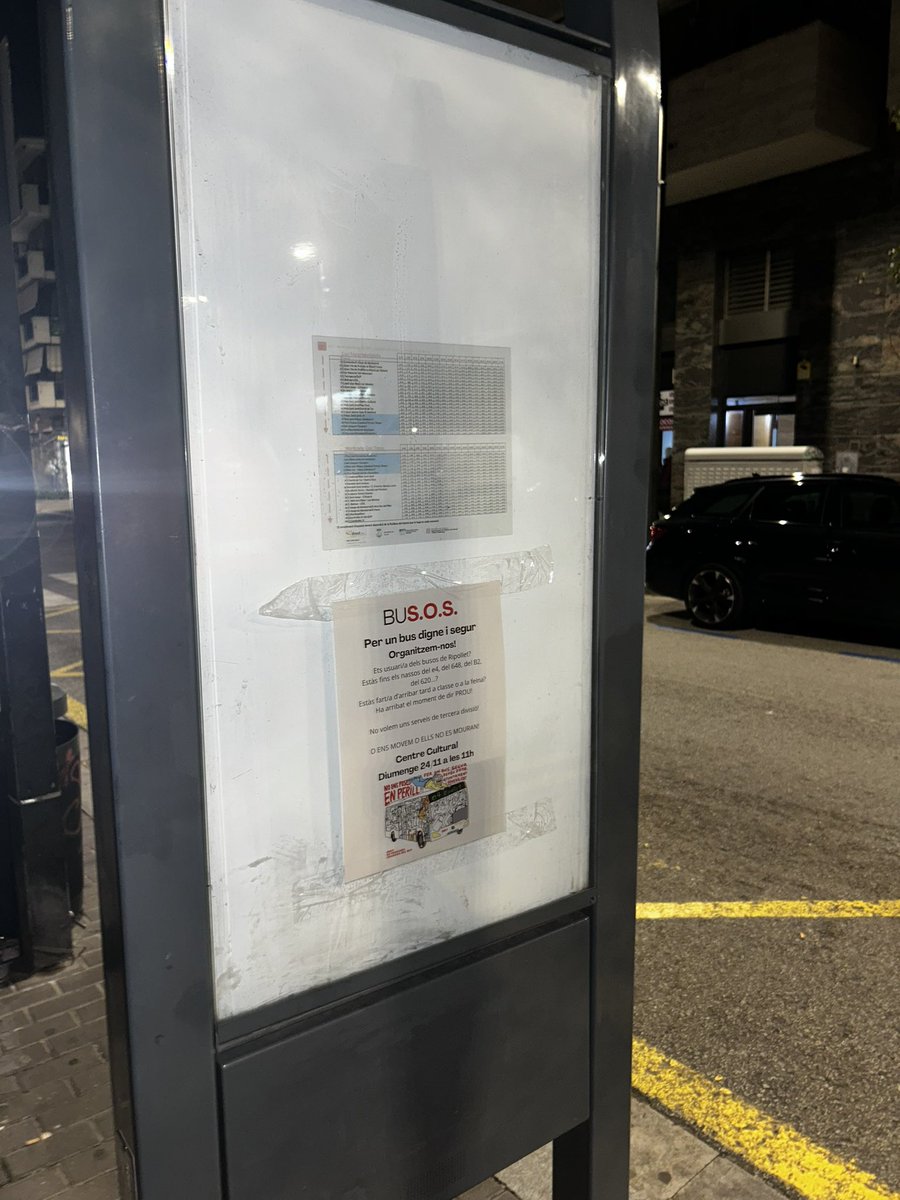 elteubus's tweet photo. Avui la parada de Pl.Font amaneix amb un crit desesperat de les usuàries, que estan fartes de mes d’una decada de maltracte continu…

Mereixem ser escoltats, I ENS ESCOLTARÀN! ✊🏻

Des de elTeuBus sempre hi som i serem al costat de les usuàries 💪🏻 https://t.co/p1G9fdkXeN