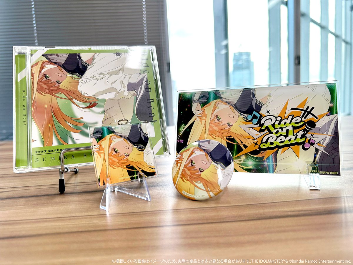 紫雲清夏 誕生日記念セット アクリルパネル アクキー 缶バッジ