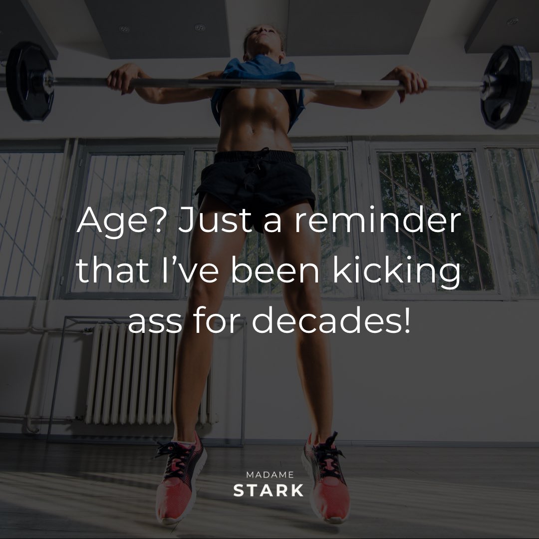 GM! Top three doctors I love are tagged. Follow them if you are not already. 

Life changing messages. 

#MadameStark #AgePowerfully #WomenWhoLift #StrongOver40 #SassyAndStrong #MuscleUpLadies #NoExcusesOver40 #BuildingStrength #FitOver40 #StrengthIsSexy