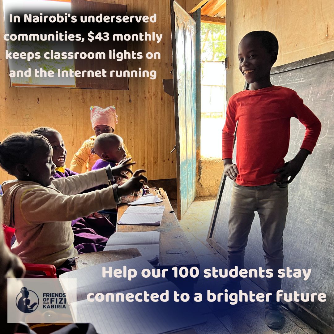 FiziCommunity's tweet photo. Your support ensures our students can:Study in properly light classrooms, Access online resources and Have clean water. Help us create an environment where learning thrives!
 Donations: Bank: I&amp;M Bank Swift: IMBLKENA Acc Name: FRIENDS OF FIZI KABIRIA  Acc No: 01005807551550 https://t.co/NhlVHOxI9S